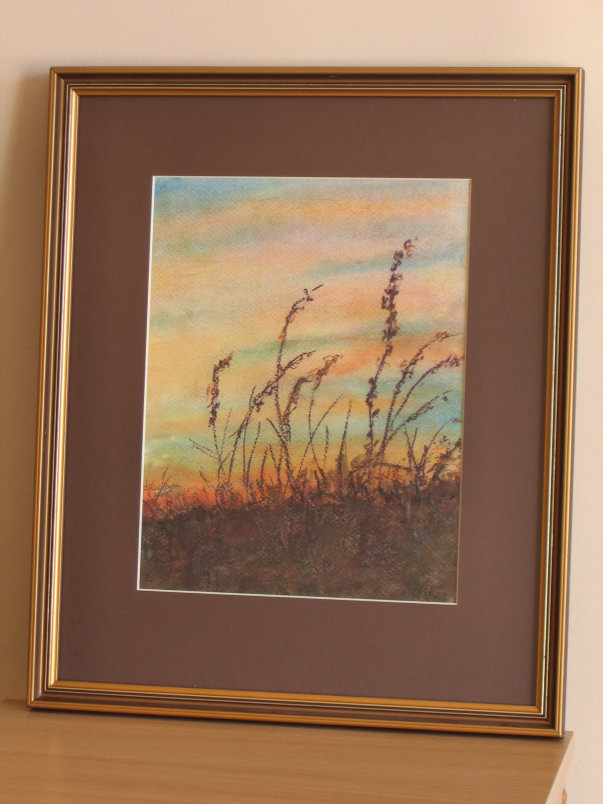 Irena Łazarewicz, pastela, wymiary 28cm x 22cm