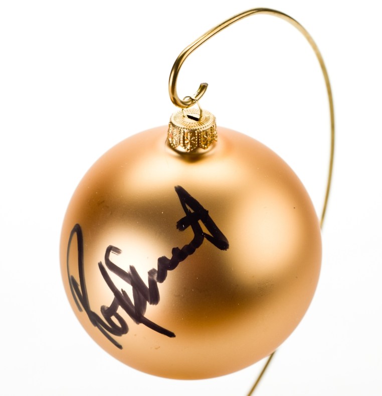 Bombka z autografem Roda Stewarta